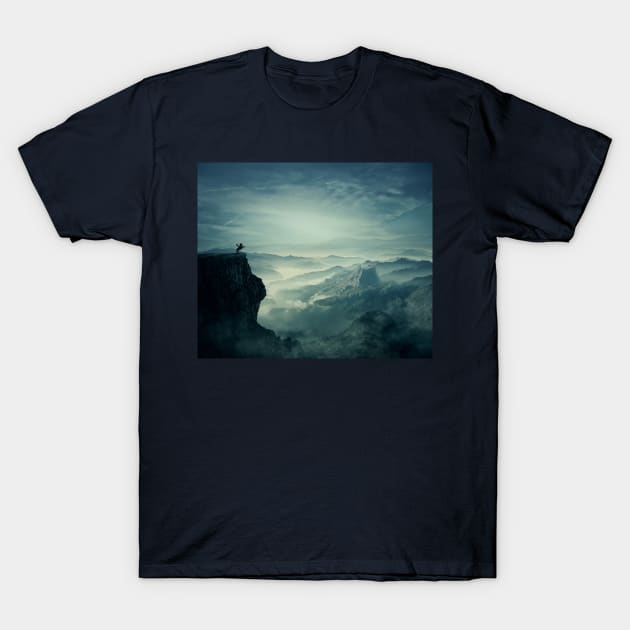 new lands discover T-Shirt by psychoshadow